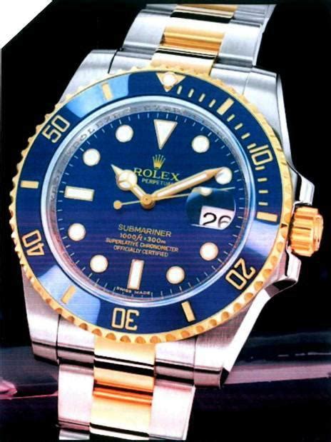 rolex submariner sfondo blu